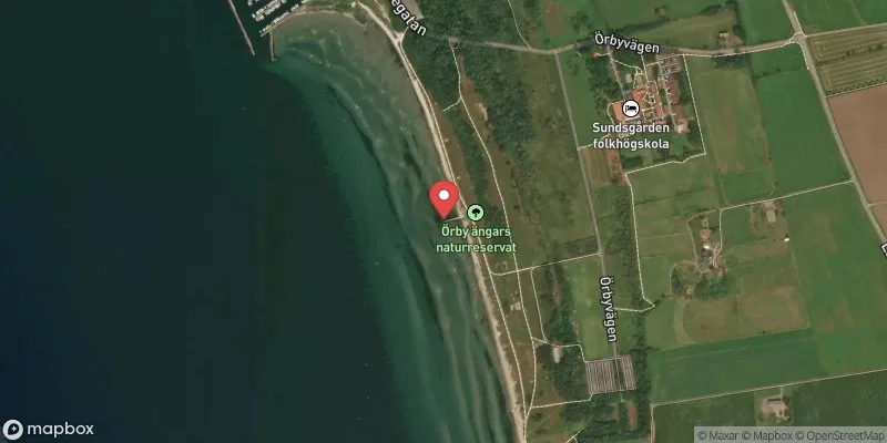 Satellitbild över Örby Ängar i Helsingborg