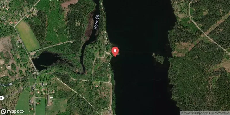Satellitbild över Örken, Böksholm i Växjö
