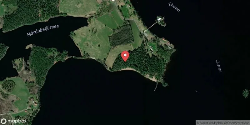 Satellitbild över Orn i Bollnäs