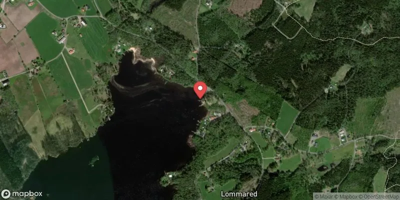 Satellitbild över Ornungasjön i Vårgårda