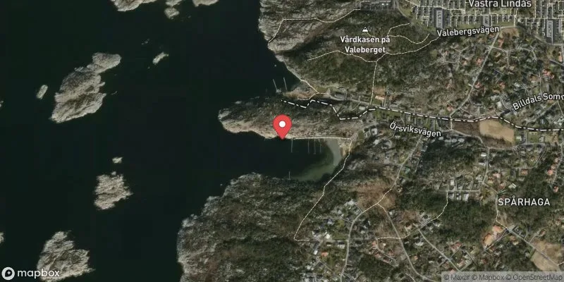 Satellitbild över Örsviken i Kungsbacka