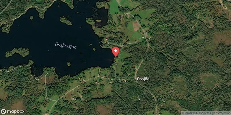 Satellitbild över Össjöasjön i Ljungby