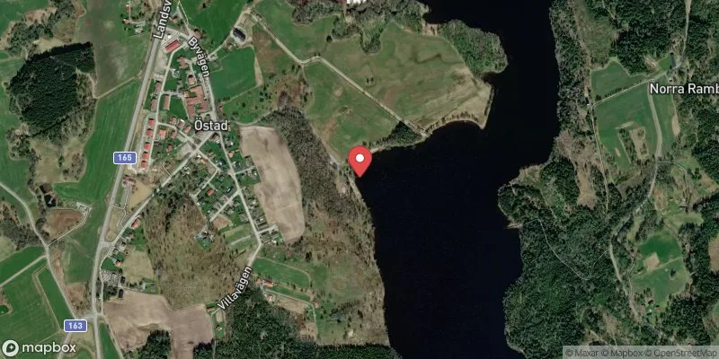 Satellitbild över Östad i Tanum