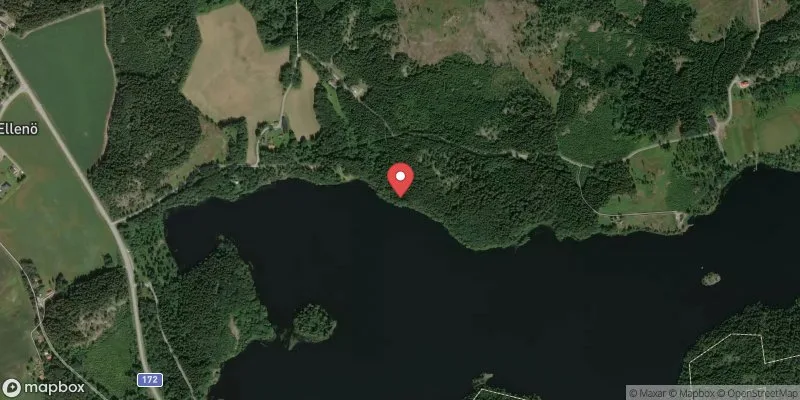 Satellitbild över Östersjön, Ellenöbadet i Färgelanda