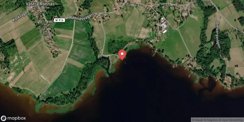 Satellitbild över Östra  Rönnäs i Leksand