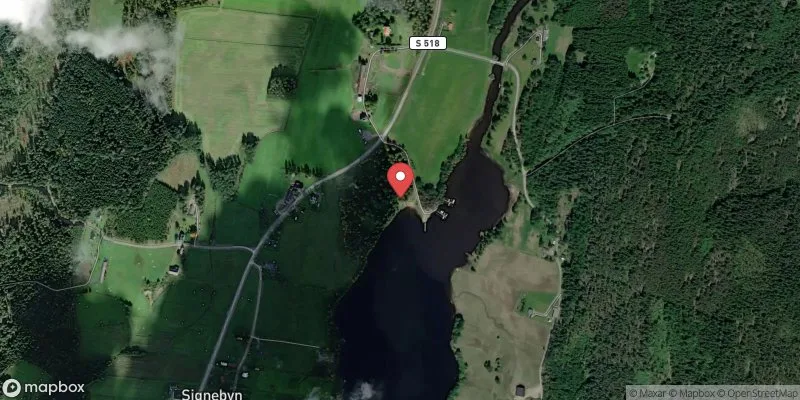 Satellitbild över Östra Silen, Signebyn i Årjäng