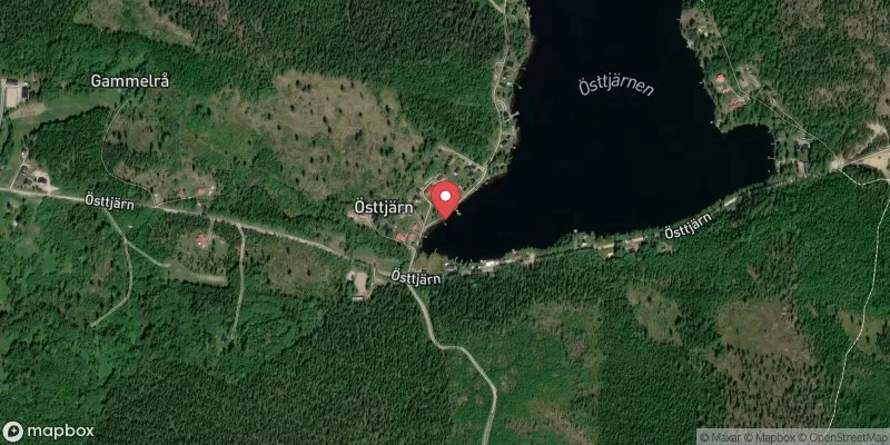 Satellitbild över Östtjärn Matfors i Sundsvall