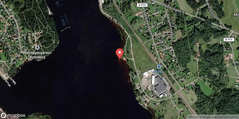 Satellitbild över Övre Fryken Tuva i Torsby