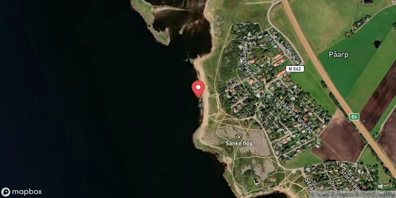 Satellitbild över Påarp i Halmstad