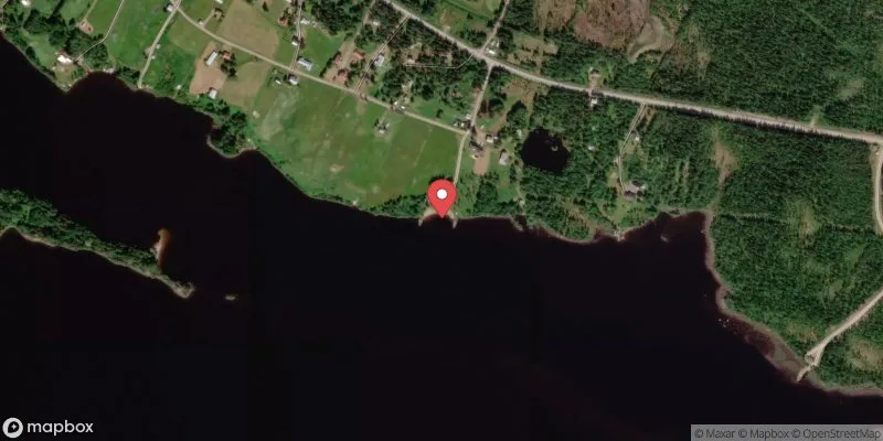 Satellitbild över Pauträsks badplats i Storuman