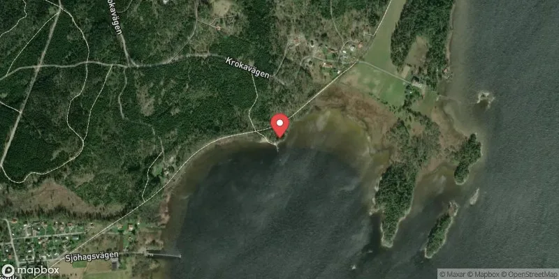 Satellitbild över Prästens Brygga, Mjörn i Lerum