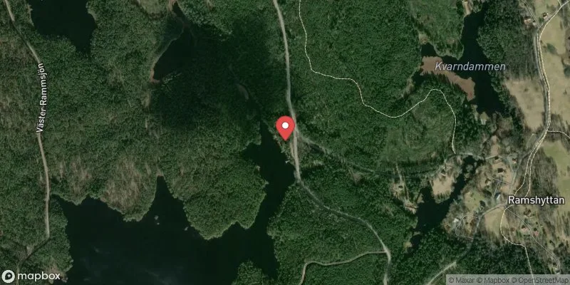 Satellitbild över Ramsjön i Örebro