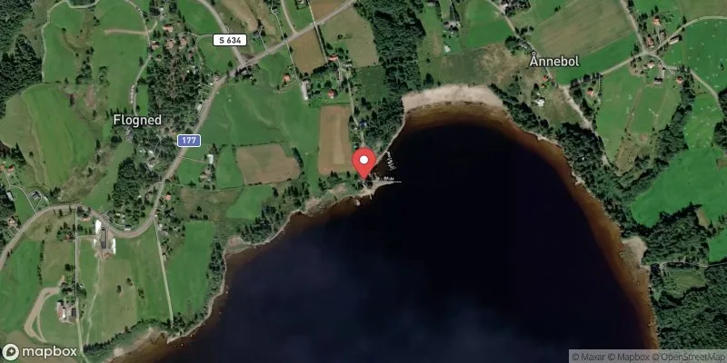Satellitbild över Ränken, Flogned i Eda