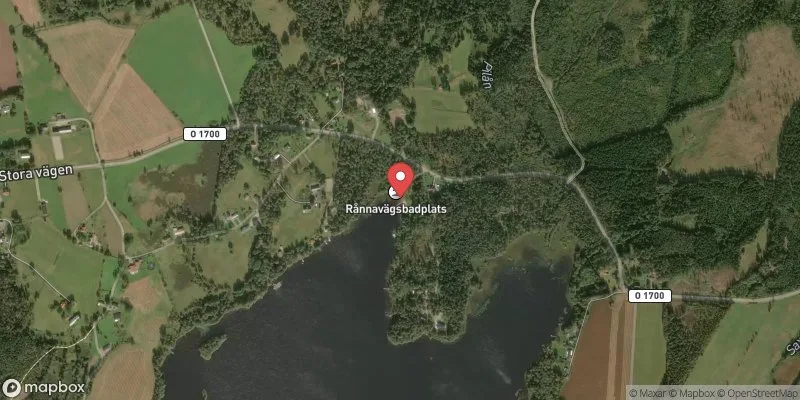 Satellitbild över Rånnavägssjön i Ulricehamn