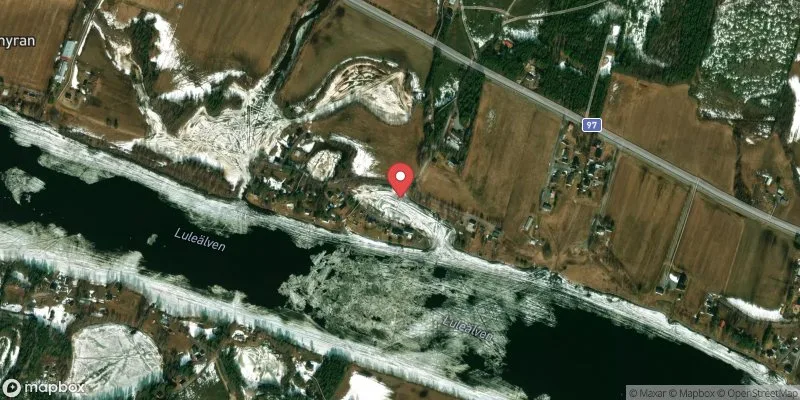 Satellitbild över Rasmyran i Boden