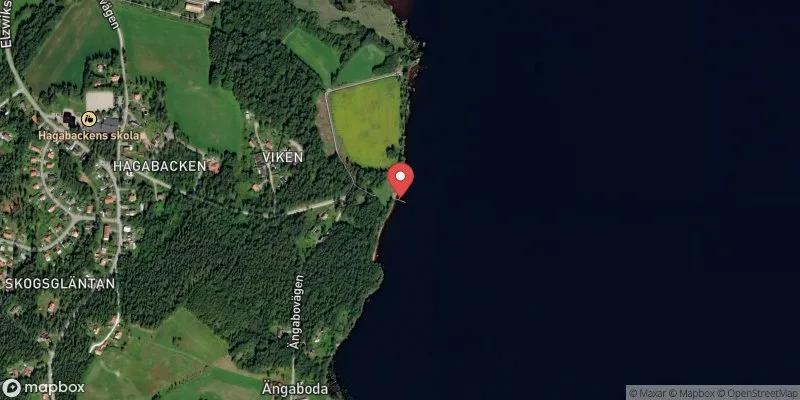 Satellitbild över Råsvalen, Viken i Lindesberg