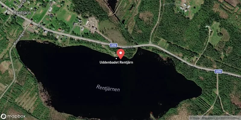 Satellitbild över Rentjärn i Malå