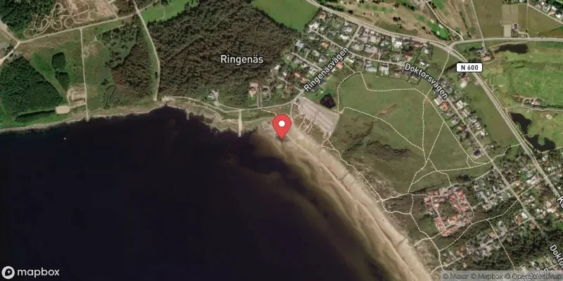 Satellitbild över Ringenäs i Halmstad