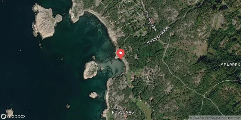 Satellitbild över Rossö i Strömstad
