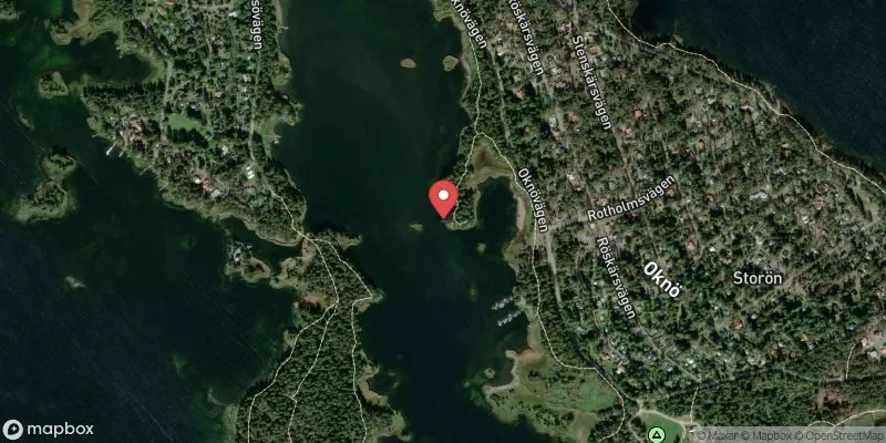 Satellitbild över Rotholmsudden, Oknö i Mönsterås