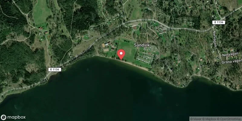 Satellitbild över Roxen Sandvik i Linköping