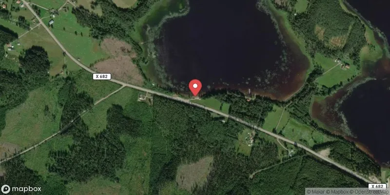 Satellitbild över Ryggesbo, Mörtsjön i Ovanåker