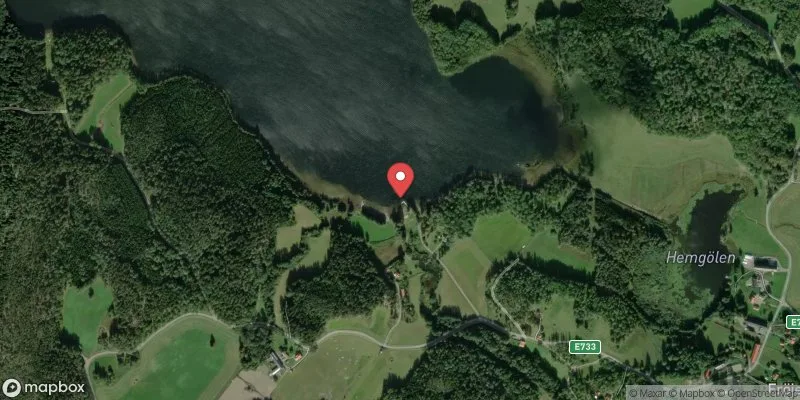 Satellitbild över Såken i Åtvidaberg