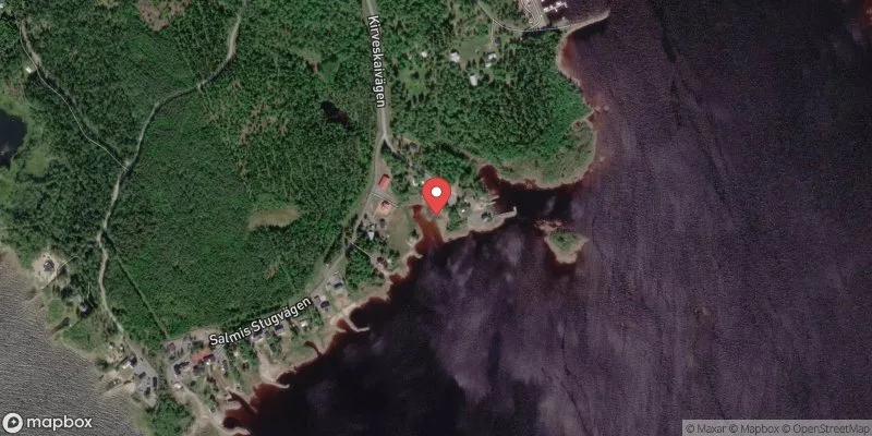 Satellitbild över Salmis- Kirveskari i Haparanda