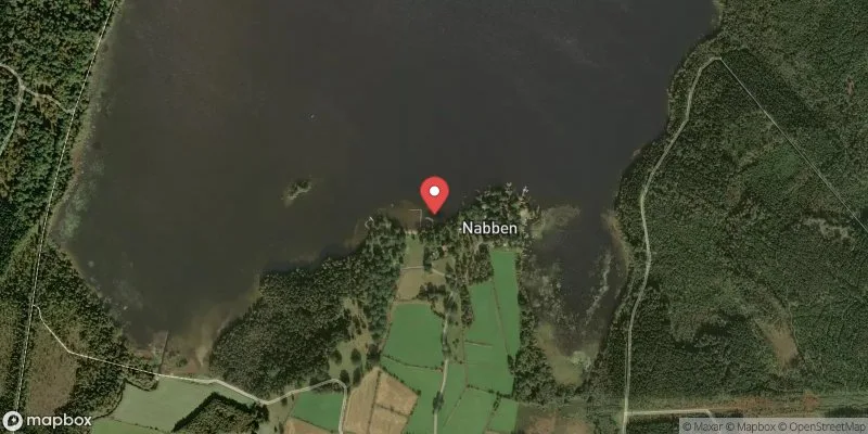 Satellitbild över Sämsjön i Tranemo