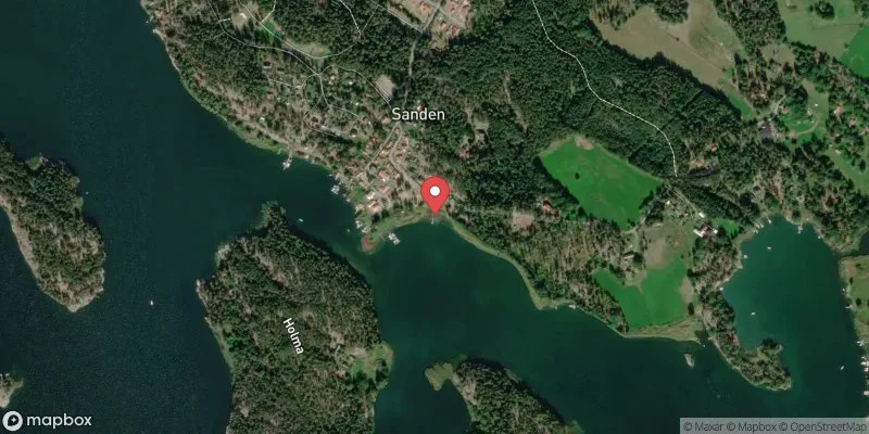 Satellitbild över Sanden i Söderköping