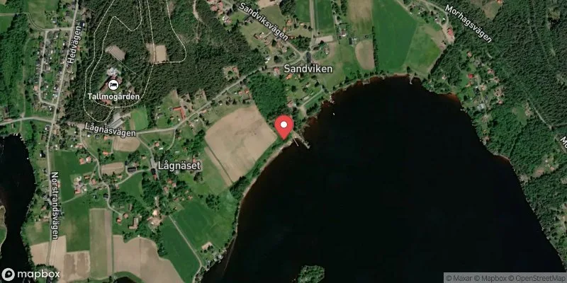 Satellitbild över Sandvika i Ludvika