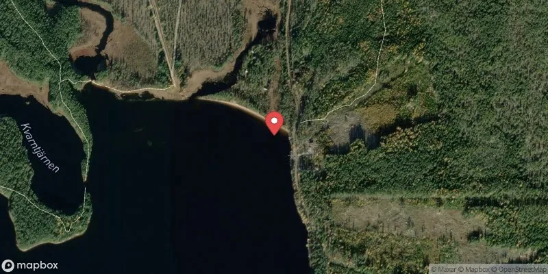 Satellitbild över Sången i Leksand