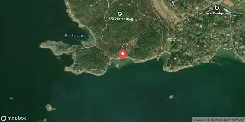 Satellitbild över Särö Västerskog - Snäckestrand i Kungsbacka