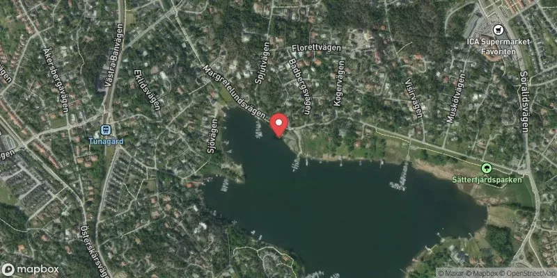 Satellitbild över Sätterfjärden 2, Fiskartorpet i Österåker