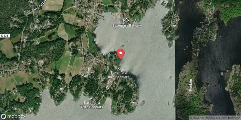 Satellitbild över Saxemara inre i Ronneby