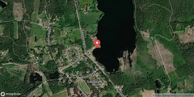 Satellitbild över Saxen i Ludvika
