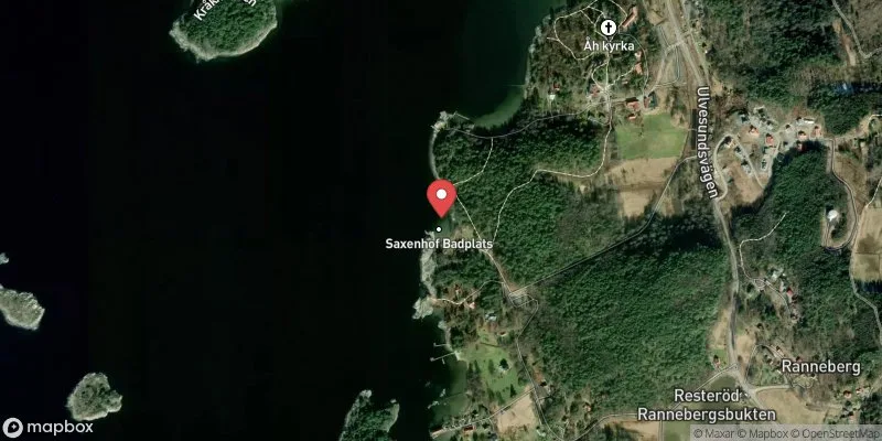 Satellitbild över Saxenhof i Uddevalla