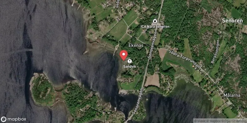 Satellitbild över Senoren i Karlskrona