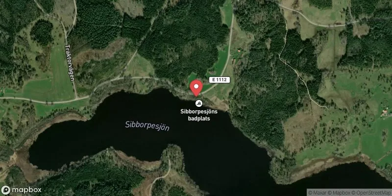 Satellitbild över Sibborpesjön i Linköping