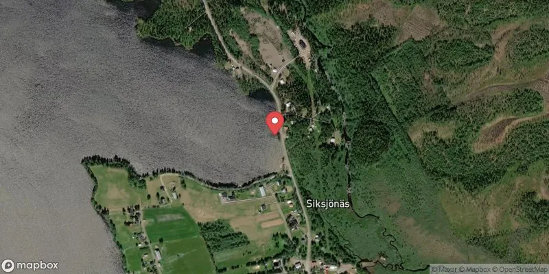 Satellitbild över Siksjönäs i Vilhelmina