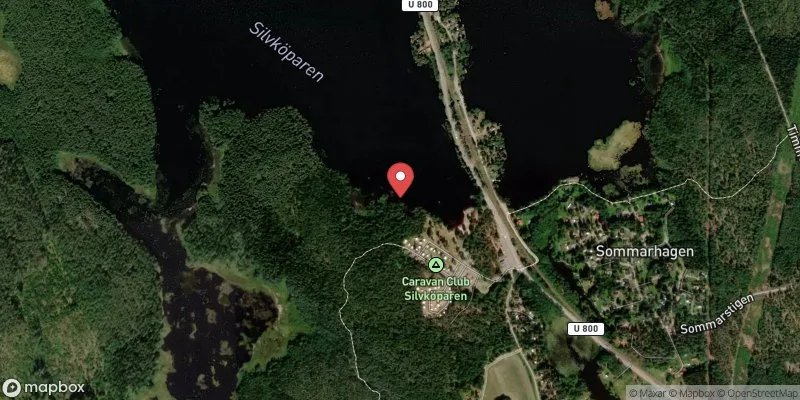 Satellitbild över Silvköparens bad i Sala
