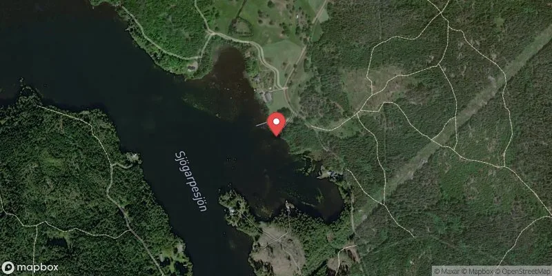 Satellitbild över Sjögarpesjön i Boxholm