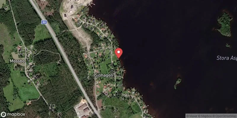 Satellitbild över Sjöhagen i Fagersta