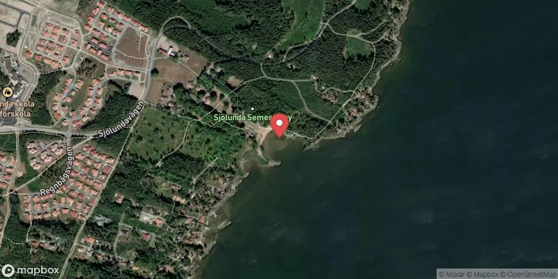 Satellitbild över Sjölunda i Lidköping