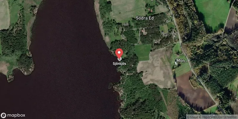 Satellitbild över Sjönsjö, Södra Ed i Säffle
