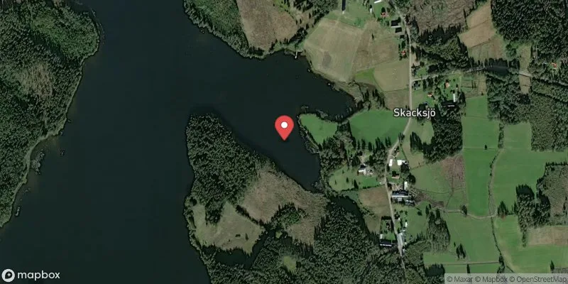 Satellitbild över Skacksjön i Sunne