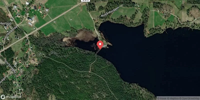 Satellitbild över Skajet i Bollnäs