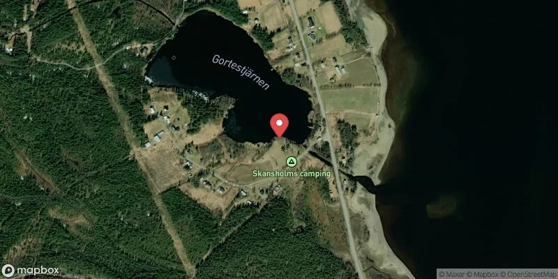 Satellitbild över Skansholm i Vilhelmina