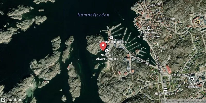 Satellitbild över Skärhamn, Gråskär i Tjörn