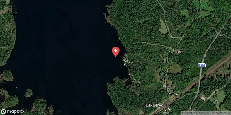 Satellitbild över Skärsjön i Nybro